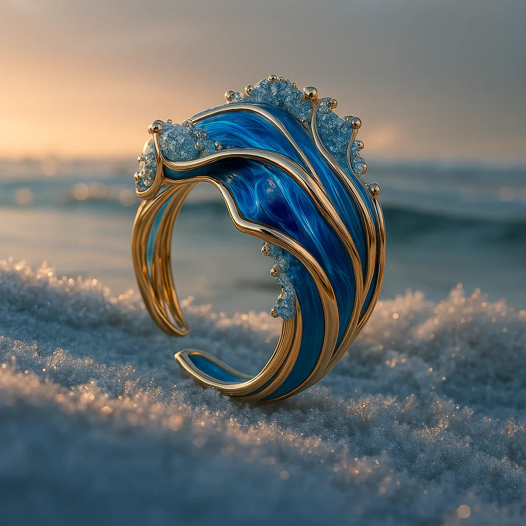 Anello del mare colore gold