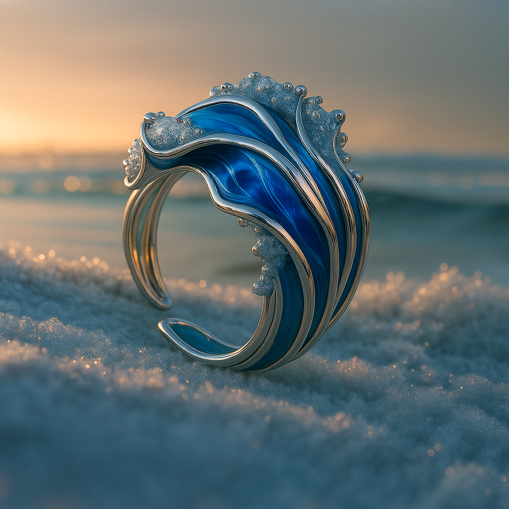 Annello del mare colore silver