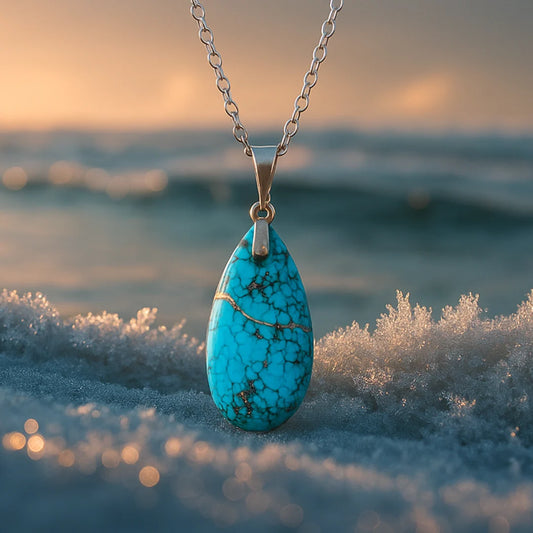 Collana Goccia Del Mare Blue