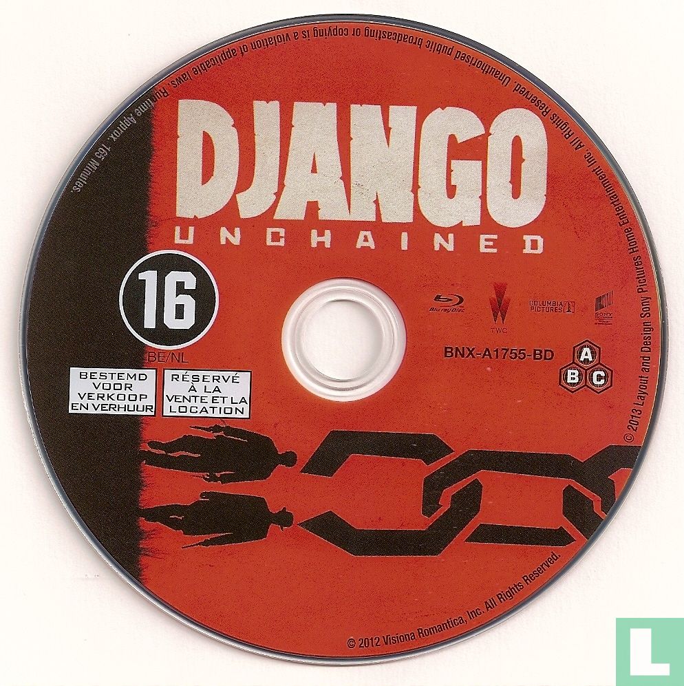 Copertina CD Blu-ray di Django Unchained