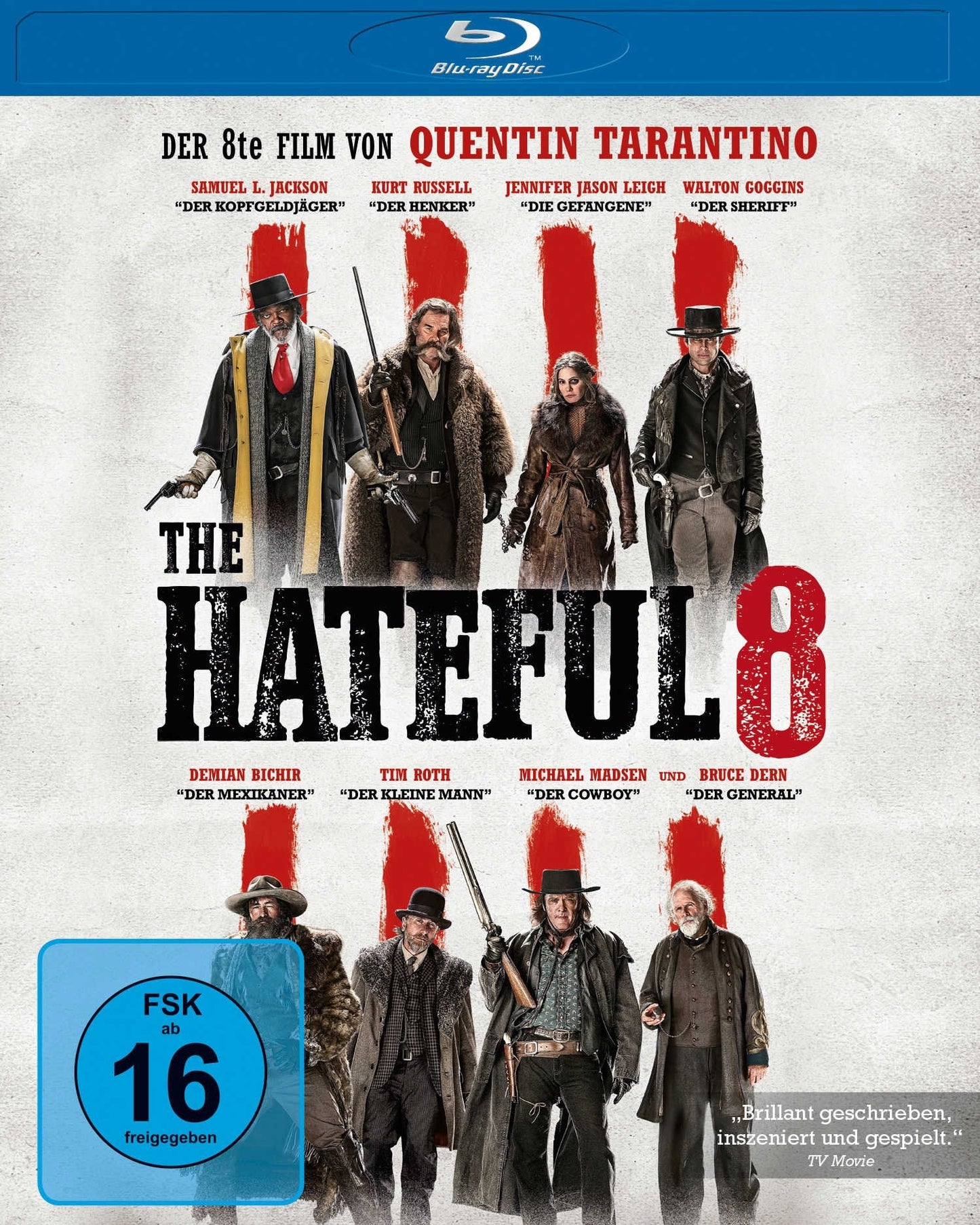The Hateful Eight Blu-ray film western di Quentin Tarantino con musica di Ennio Morricone