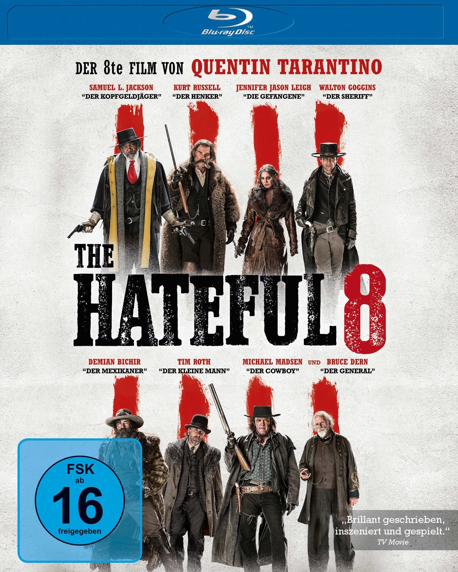The Hateful Eight Blu-ray film western di Quentin Tarantino con musica di Ennio Morricone