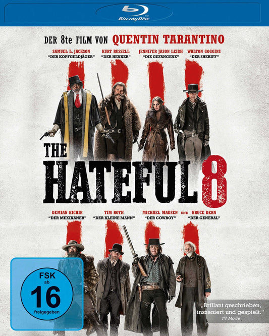 The Hateful Eight Blu-ray film western di Quentin Tarantino con musica di Ennio Morricone