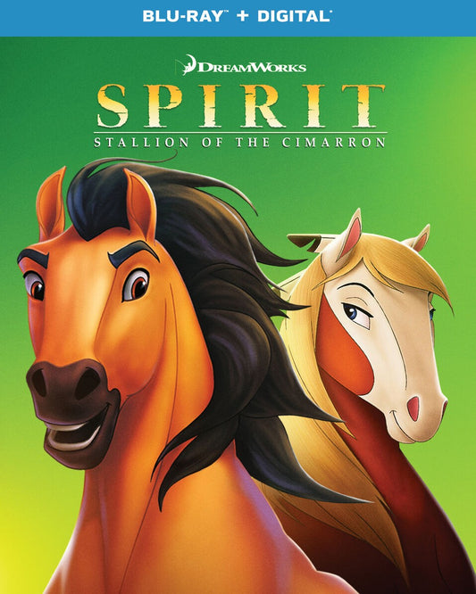 Copertina Blu-ray di Spirit – Cavallo Selvaggio, film d’animazione DreamWorks